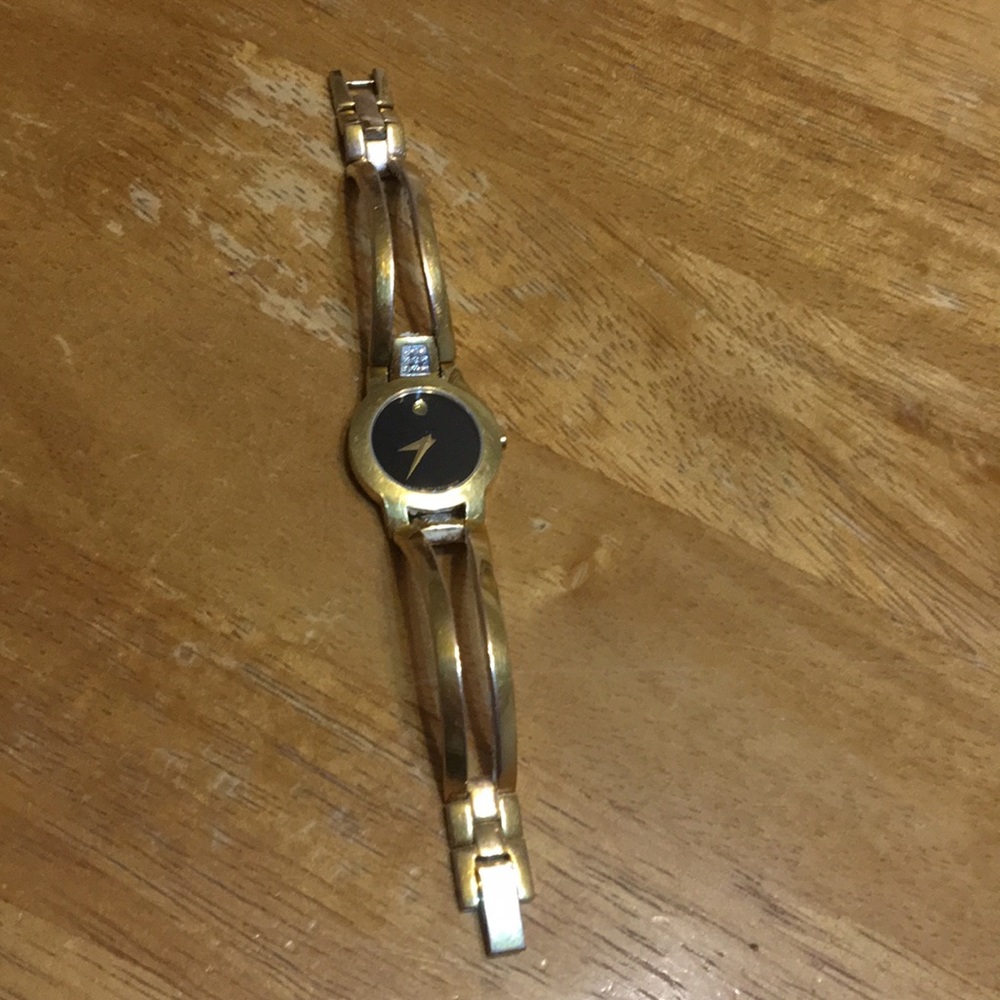 Gold tone Movado watch